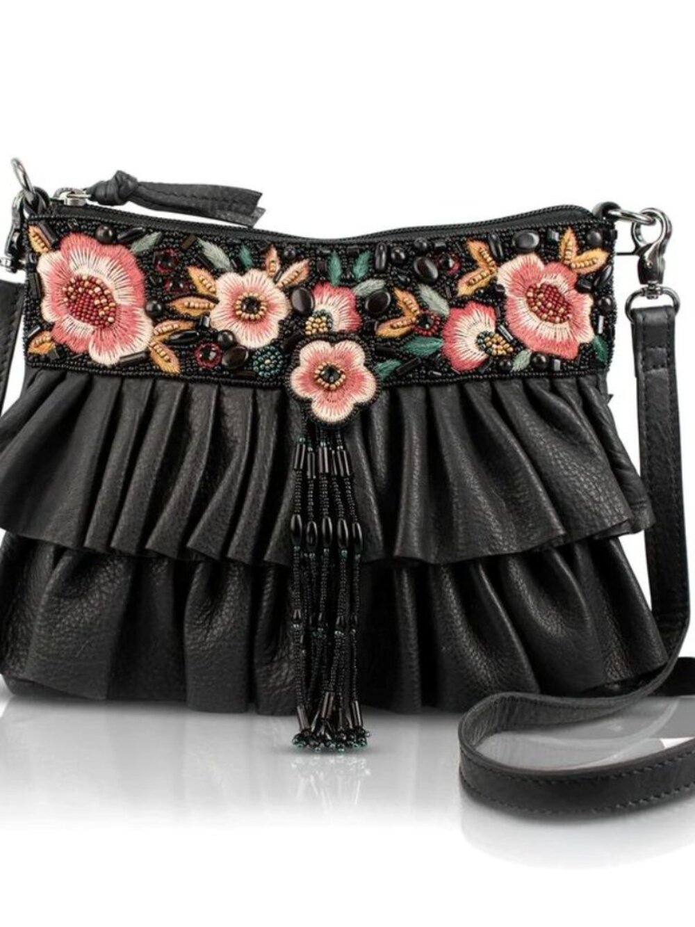 Mary Frances Floral Flair Shoulder Bag